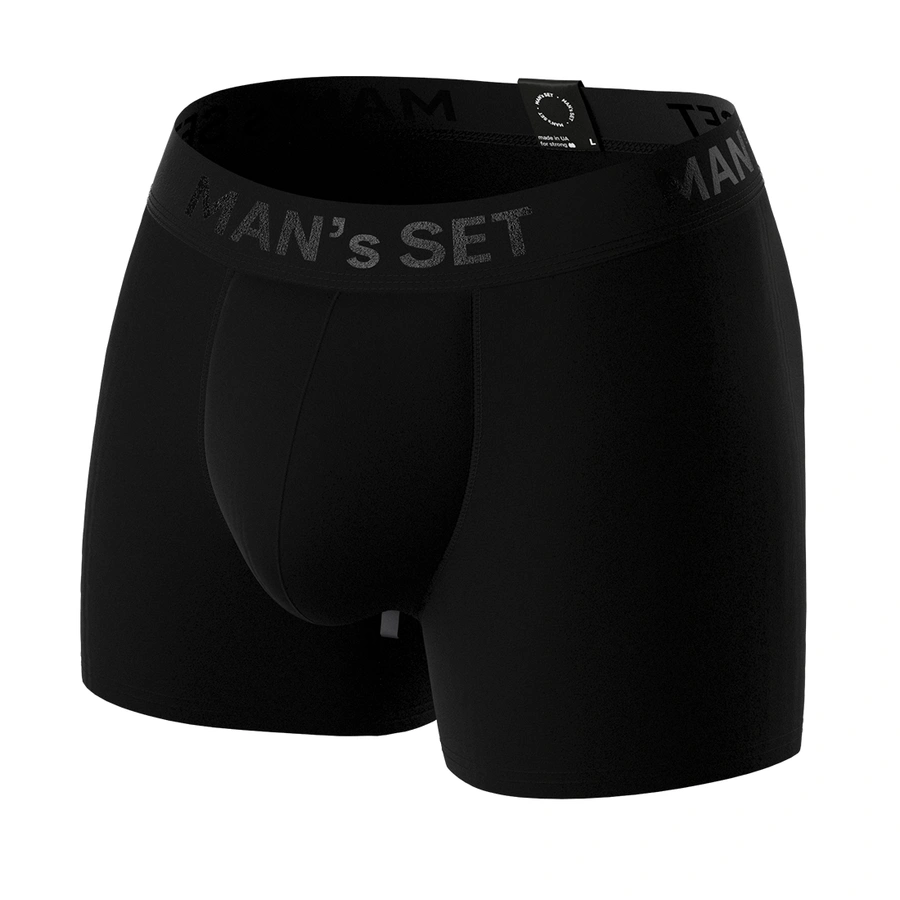 Pánske anatomické boxerky, Anatomic Intimate 2.0 Black Series Micromodal, čierne